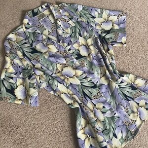 Y2K floral shirt